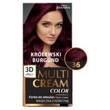 Joanna Multi Cream Color, teinture pour cheveux, 36 bordeaux royal, 1 pièce