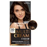 Joanna Multi Cream Color, teinture pour cheveux, 39,5 brun thé, 1 pièce