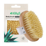 KillyS, une brosse en bois pour le massage du corps sec, aux poils naturels d&#39;agave