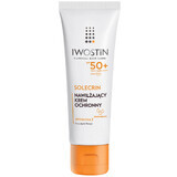 Iwostin Solecrin, crème protectrice hydratante, peaux sensibles, normales et sèches, SPF 50+, 50 ml