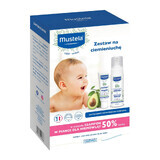 Mustela Bebe Enfant, crème pour croûtes de lait, 40 ml + shampoing mousse, dès la naissance, 150 ml