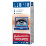 Kompin, gouttes pour les yeux pour travailler avec un ordinateur, 10 ml