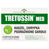 Tretussin Med, blackcurrant flavor, 24 tablets