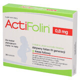 ActiFolin 0,8 mg, acide folique 800 µg, 30 comprimés