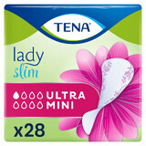 Tena Lady Slim, serviettes urologiques, Ultra Mini, 28 pièces