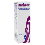 Narivent, neusspray tegen zwelling, 20 ml