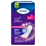 Tena Lady, serviettes urologiques, Normal Night, 10 pièces