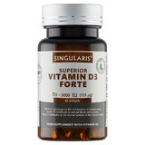 Singularis Superior, Vitamine D3 Forte 5000 UI, 60 capsules molles