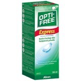 Opti-Free Express, liquide désinfectant pour lentilles multifonctionnel, 355 ml