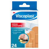 Viscoplast, pansements avec pansement, set universel, 24 pièces