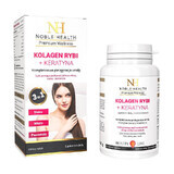 Noble Health Collagène de poisson + Kératine, 60 gélules