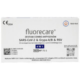 Fluorecare, kit de test combiné pour le SRAS-CoV-2, la grippe A/B, les antigènes RSV, Combo 4en1, 1 pièce