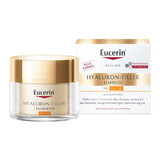 Eucerin Hyaluron Filler + Elasticity, crema de día reafirmante antiarrugas con Tiamidol, SPF 30, 50 ml