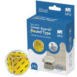 Sipo, corner protection set, round, 12 pieces