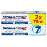 Blend-a-med Complete Protect 7, Dentifrice, Extra Frais, 2 x 75 ml