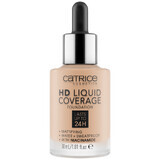 Catrice HD Liquid Coverage Foundation 24H, fond de teint liquide, 030 Sand Beige, 30 ml