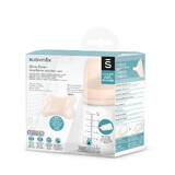 Suavinex Zero Zero set, biberon avec tétine réglable en silicone, 180 ml + tétine physiologique SX Pro, pour prématurés et nouveau-nés jusqu'à 2 mois, 1 pièce