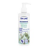 On Line Regenerate, crème pour les pieds à l'eucalyptus, 190 ml