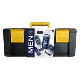 Kit Nivea Men Tech Master, mousse à raser, 200 ml + baume après-rasage, 100 ml + gel douche 3-en-1, 250 ml + roll-on anti-transpiration, 48h, 50 ml