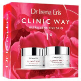 Dr Irena Eris Clinic Way 1º set, crème de jour, SPF 15, 50 ml + crème de nuit, 50 ml