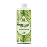 Ronney Professional Oil System Medium Porosity Hair, shampooing pour cheveux de porosité moyenne à l'huile de moringa, 1000 ml