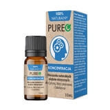 Pureo Concentration, mélange d'huiles essentielles naturelles, 10 ml