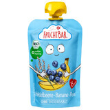 Fruchtbar Bio fruit mousse with berries in a tube, blueberries, bananas, rice, after 6 months, 100 g