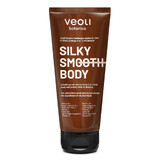 Veoli Botanica Silky Smooth Body, masque corporel lissant et hydratant sous forme de gommage 2 en 1 avec 3% de bétaïne, 180 ml