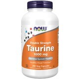 Now Foods Taurine, taurine 1000 mg, 250 gélules