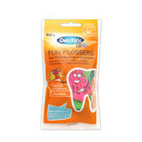 DenTek Kids Fun Flosser, cure-dents pour enfants, 40 pièces