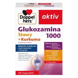 Doppelherz aktiv Glucosamine 1000 joints + Curcumin, 40 capsules