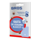 Bros, card for removing ticks, 1 pc.