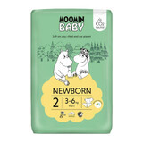 Moomin Baby, couches, taille 2, 3-6 kg, 56 pièces