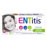 ENTitis pour les enfants de plus de 3 ans, saveur tutti frutti, 30 pastilles