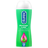 Durex, gel intime et de massage hydratant 2en1, aloe vera, 200 ml