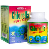 Chlorella, algue pressée, 500 comprimés