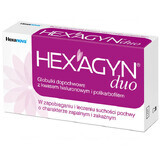 Hexagyn Duo, globules vaginaux, 10 unités