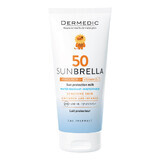 Dermedic Sunbrella Baby, lait protecteur pour les enfants à partir de 1 mois, pour le visage et le corps, peau sensible, SPF 50, 100 ml