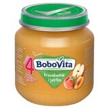 BoboVita Desert, piersici și mere, după 4 luni, 125 g