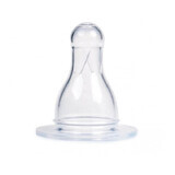 Canpol Babies, tétine de biberon, silicone, ronde, taille 2 moyenne, 1 pièce