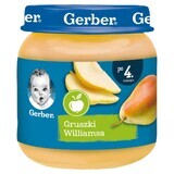 Gerber, Dessert, Poires Williams, après 4 mois, 125 g