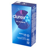 Durex Classic, préservatifs classiques lisses, 12 pièces