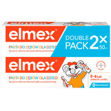 Elmex, dentifrice pour enfants avec aminofluorure, 0-6 ans, 2 x 50 ml