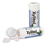 Miradent Xylitol, chewing-gum au xylitol, goût menthe poivrée, 30 pièces