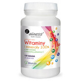 Aliness Vitamines &amp; Minéraux 100%, 120 comprimés