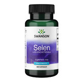 Swanson Selenium, sélénium 100 µg, 200 gélules