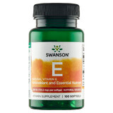 Swanson E, vitamine E naturelle 200 UI, 100 capsules de gel