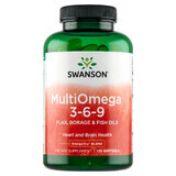 Swanson MultiOmega 3-6-9, 120 gélules