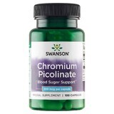 Swanson Chromium Picoliante, chrome 200 µg, 100 gélules