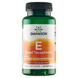 Swanson E Mixed Tocopherols, mélange de tocophérols, 100 capsules de gel